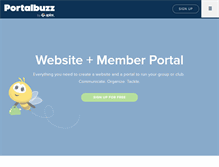 Tablet Screenshot of portalbuzz.com